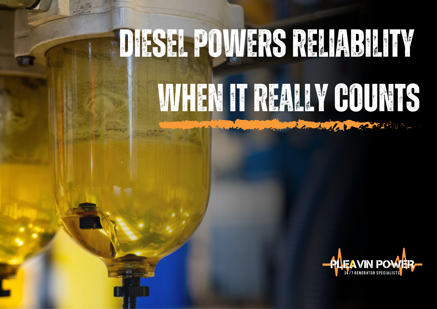 Are modern diesel generators efficient? diesel powers reliability when it really counts