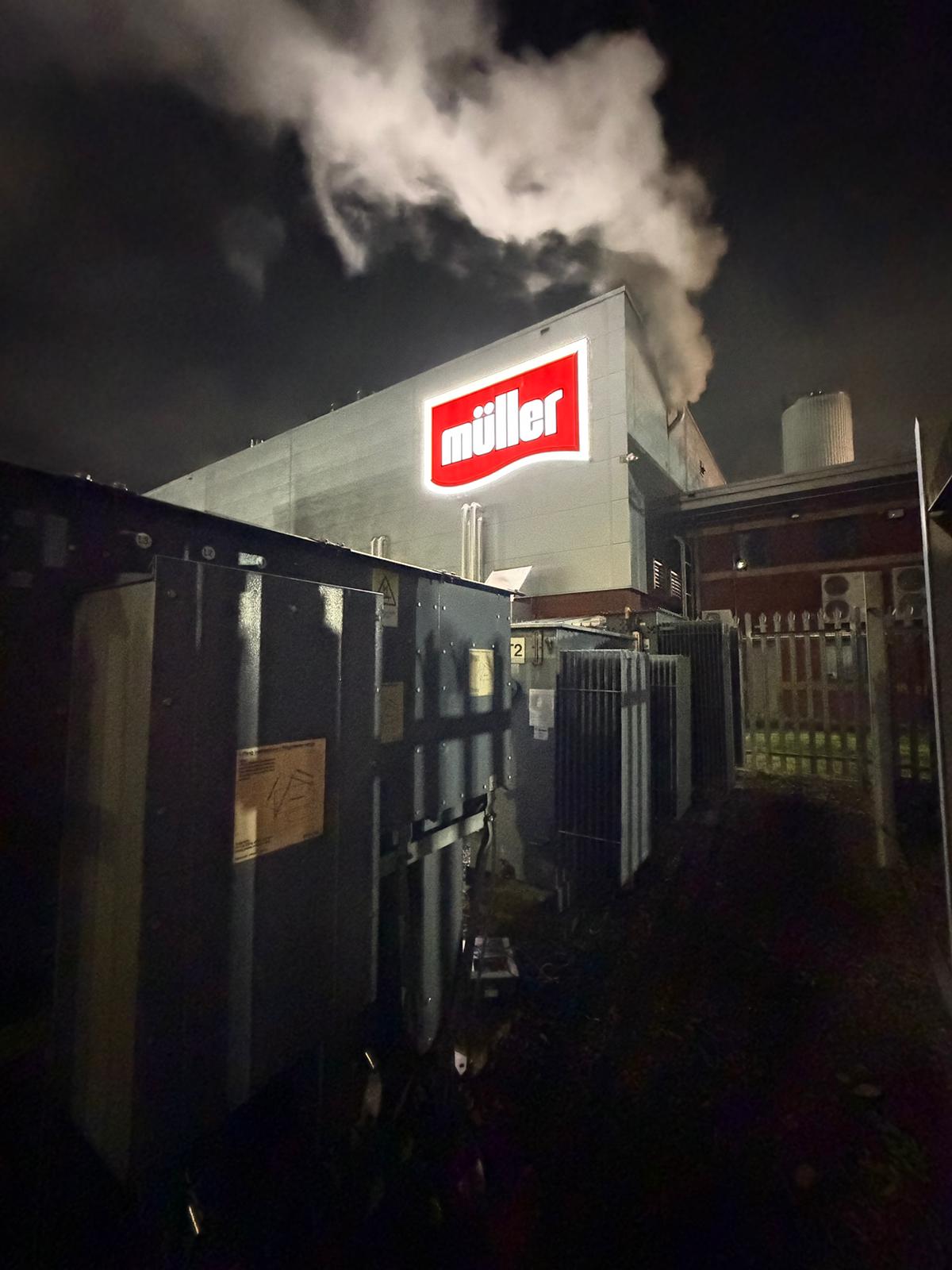 Emergency Power supply at Muller Milk