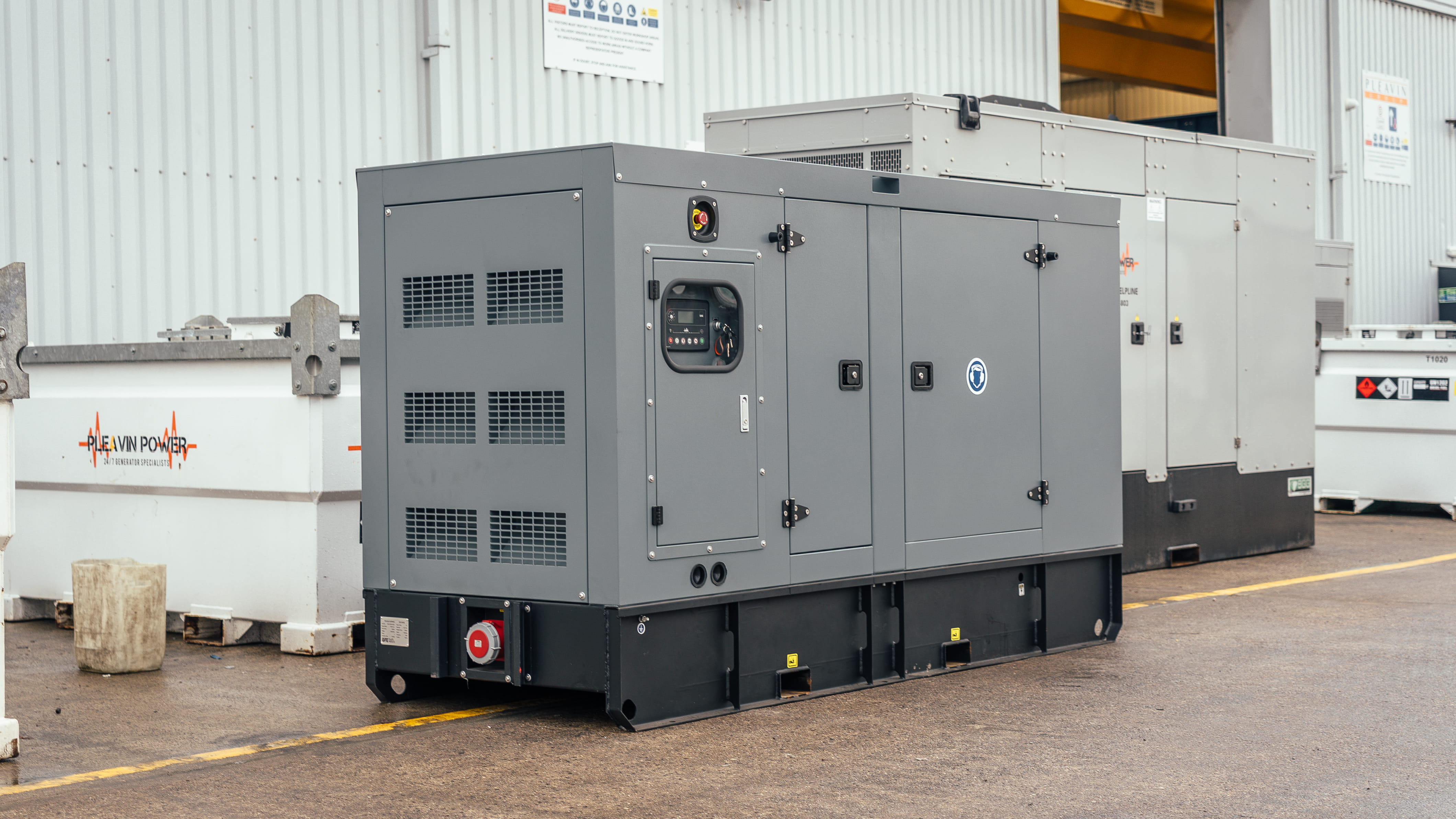 A grey, Pleavin Power generator