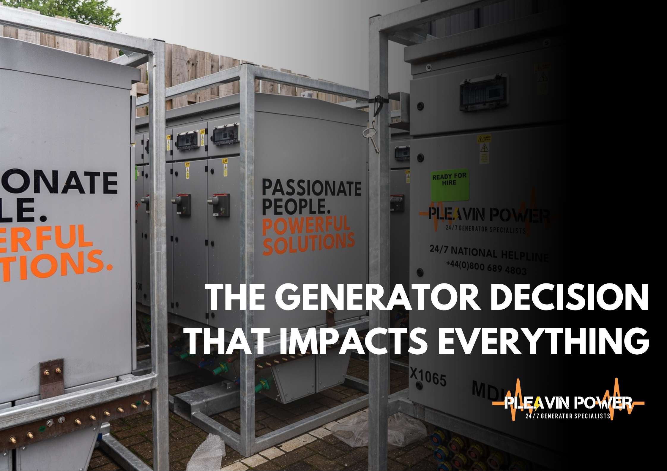 High Voltage Vs Low Voltage Generators. HV vs LV guide