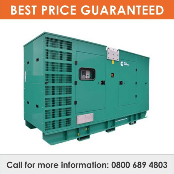 A green generator being placed on sale