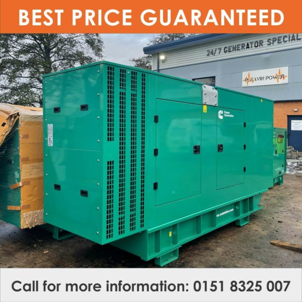A generator in the Pleavin Power yard showing the best guaranteed price